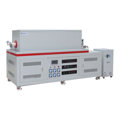 품질  1700C High Vacuum Three Zone Tube Furnace CVD Tube Furnace With Water Cooling Flanges 공장